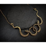Entwined Serpent Necklace