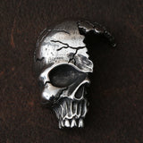 Cracked Skull Necklace