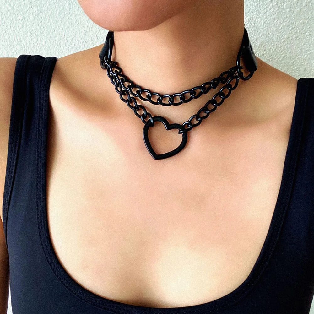 Heart Chain Choker