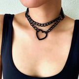 Heart Chain Choker