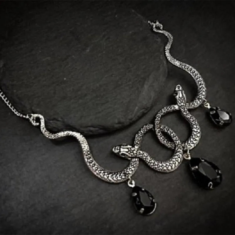 Entwined Serpent Necklace