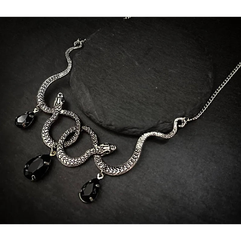 Entwined Serpent Necklace