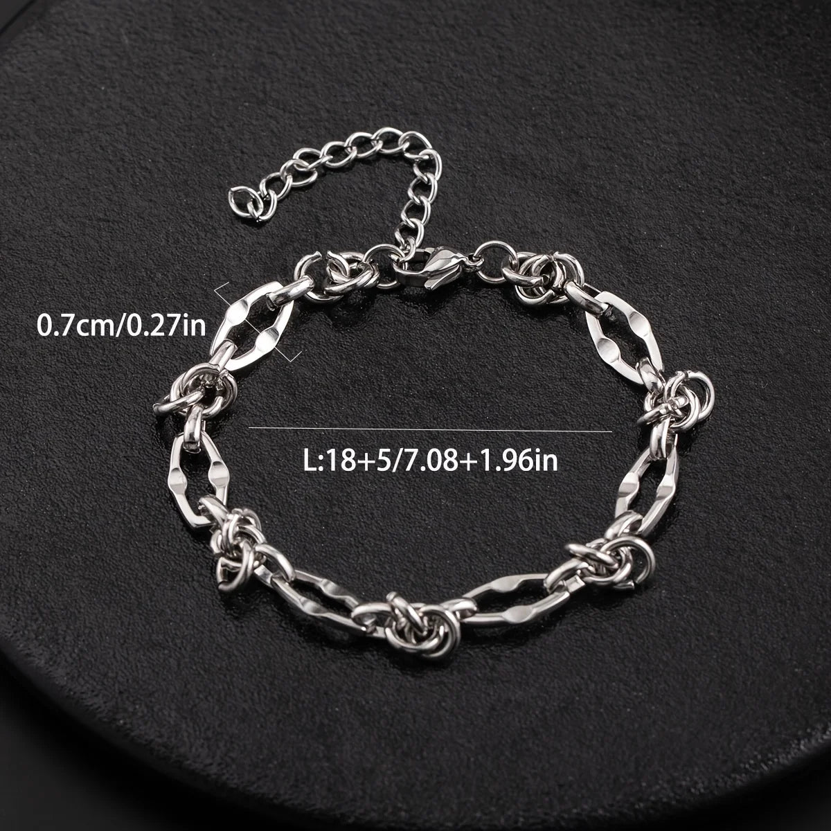 Sculpted Link Bracelet