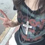Layered Cross Necklace