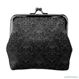 Damask Skull Coin Purse