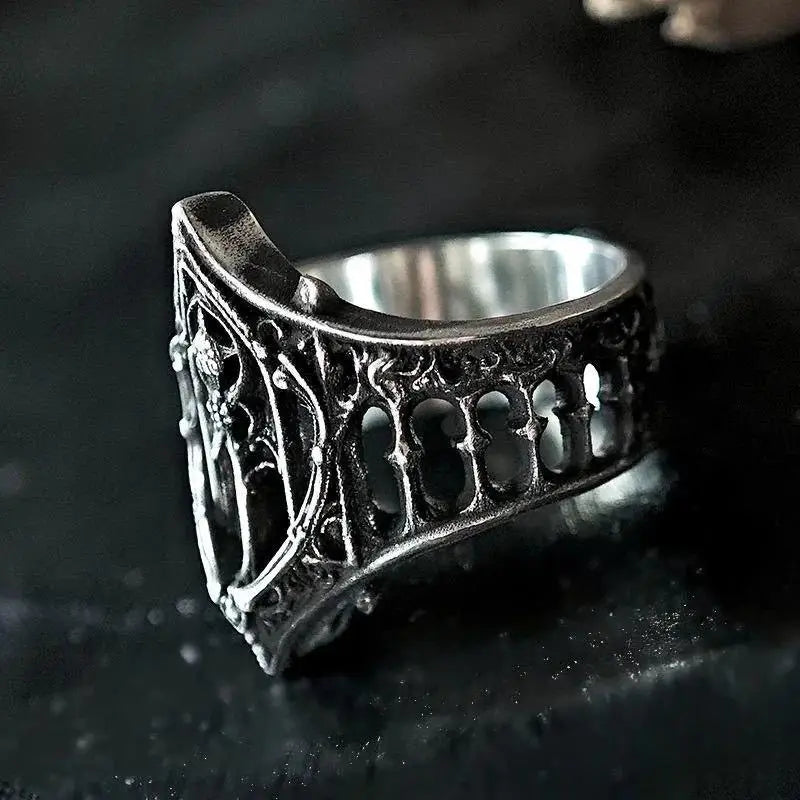 Trinity Thorn & Cross Ring