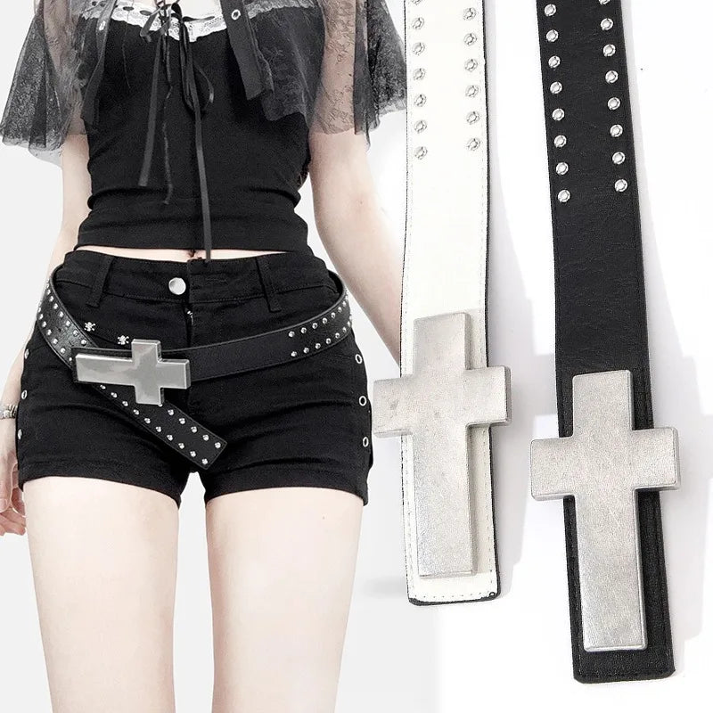 Studded Buckle Belt