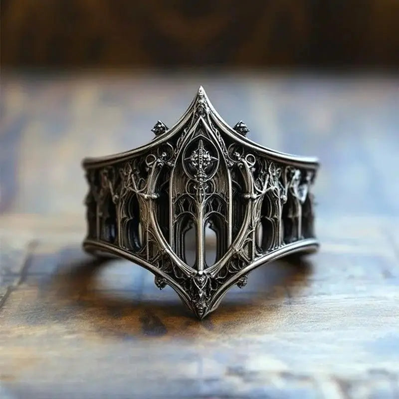 Trinity Thorn & Cross Ring