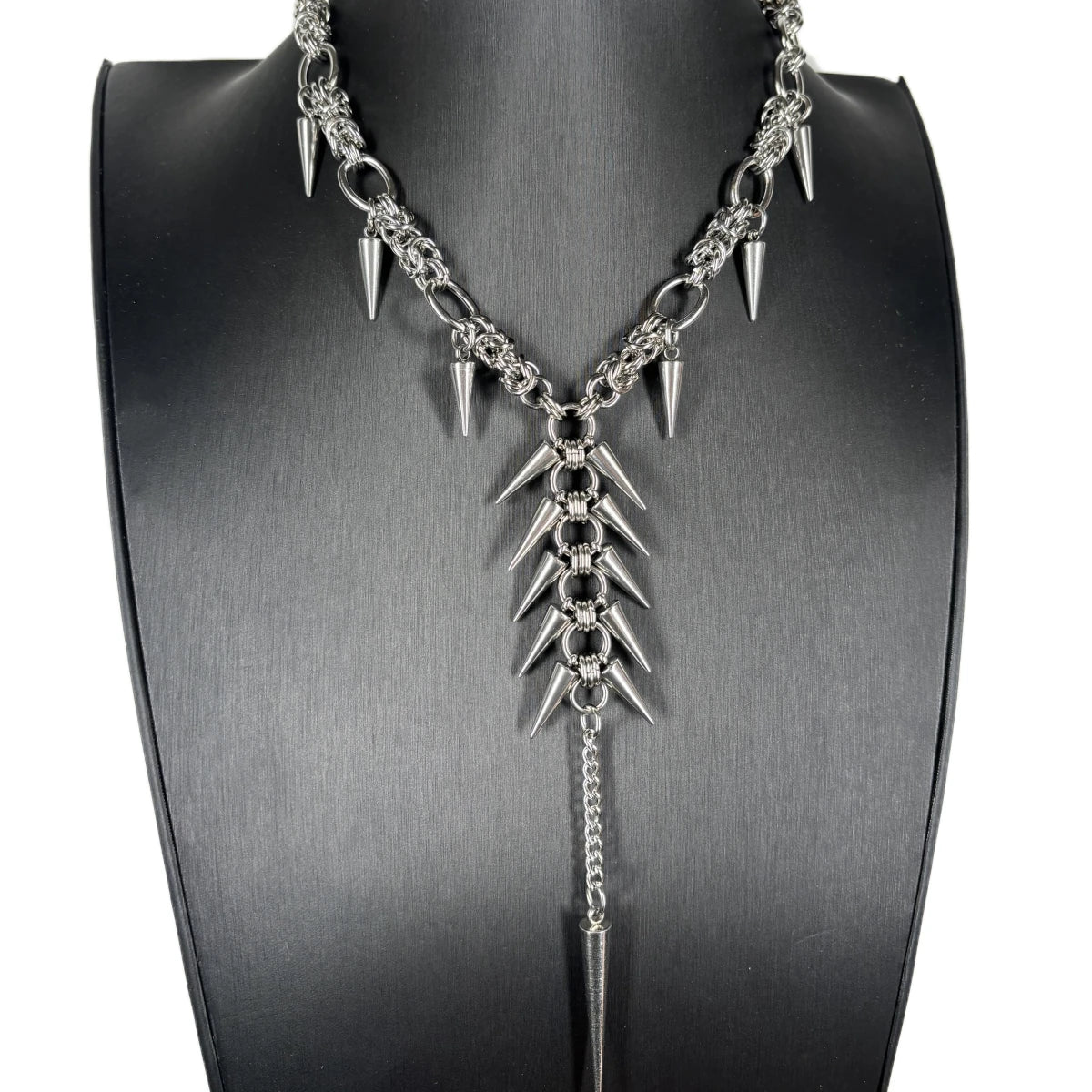 Gothic Spine Chain Necklace