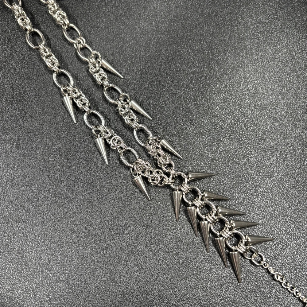Gothic Spine Chain Necklace