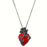 Rose Heart Necklace