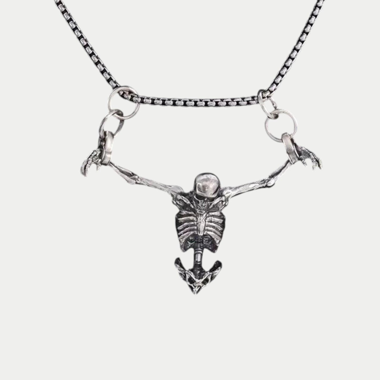 Skeleton Pendant Chain Necklace