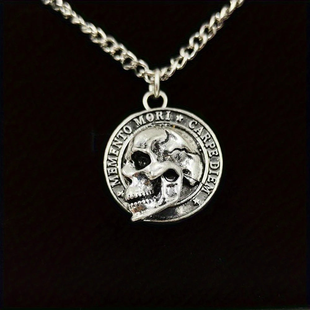 Retro Skull Pendant Necklace