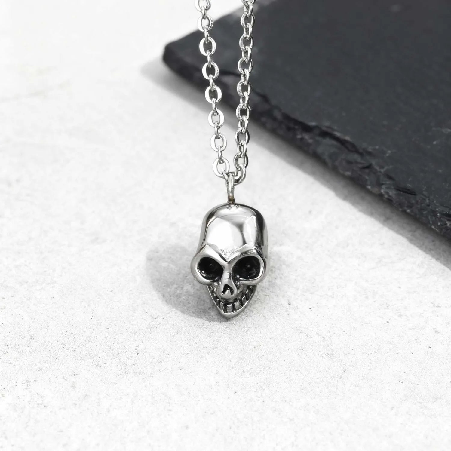 Mini Skull Pendant Necklace