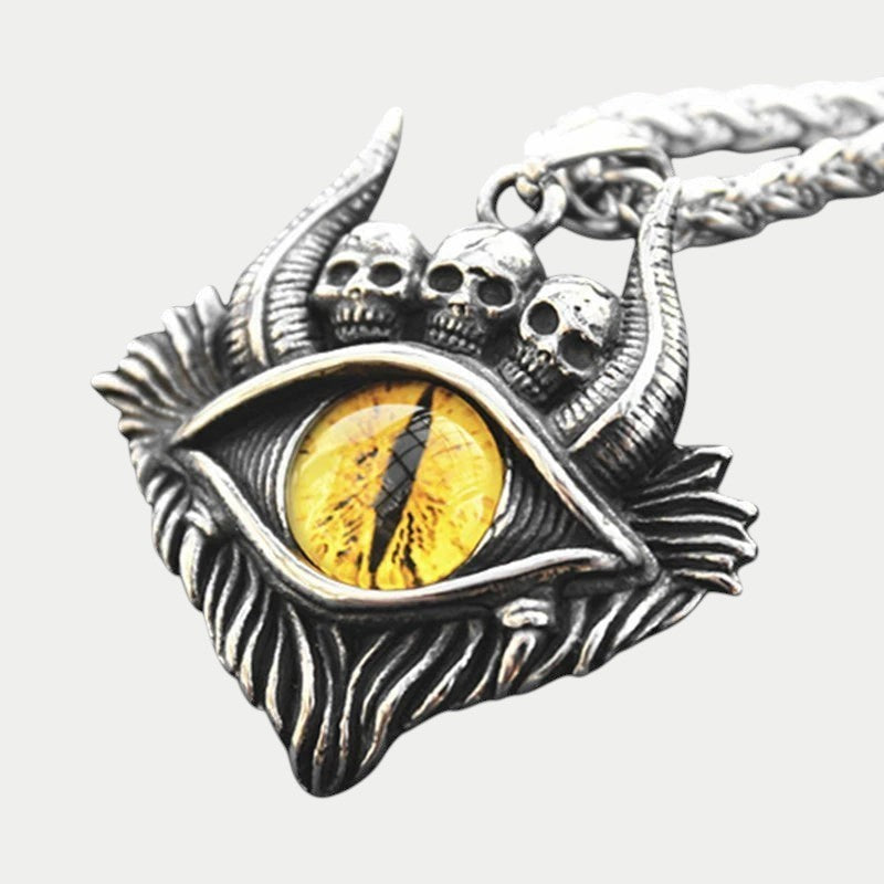Infernal Eye Pendant Necklace