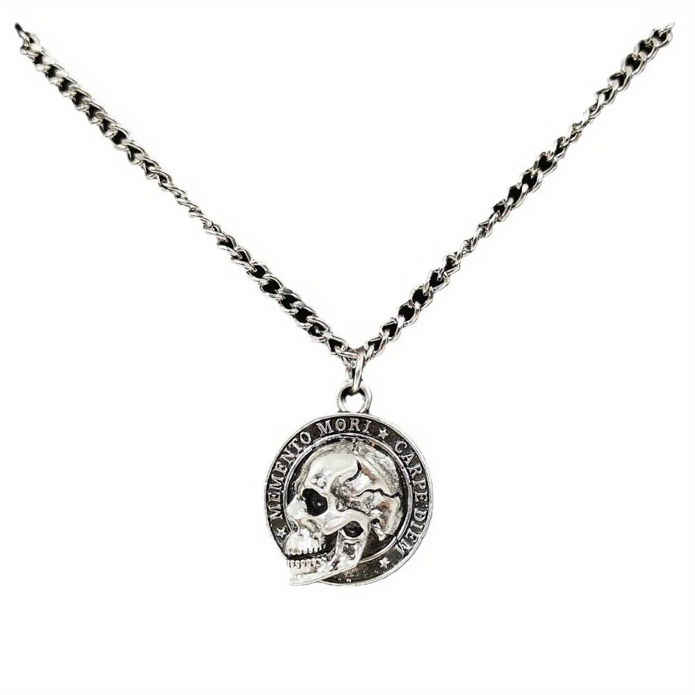 Retro Skull Pendant Necklace