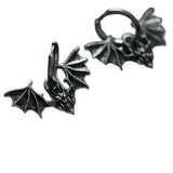 Winged Hoop Earrings