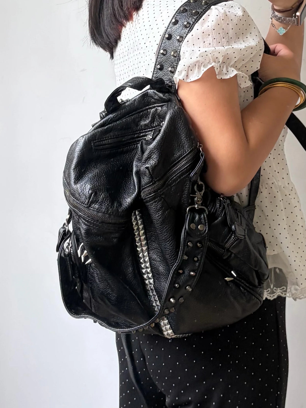 Studded Strap Backpack