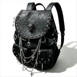 Skull Detail Backpack