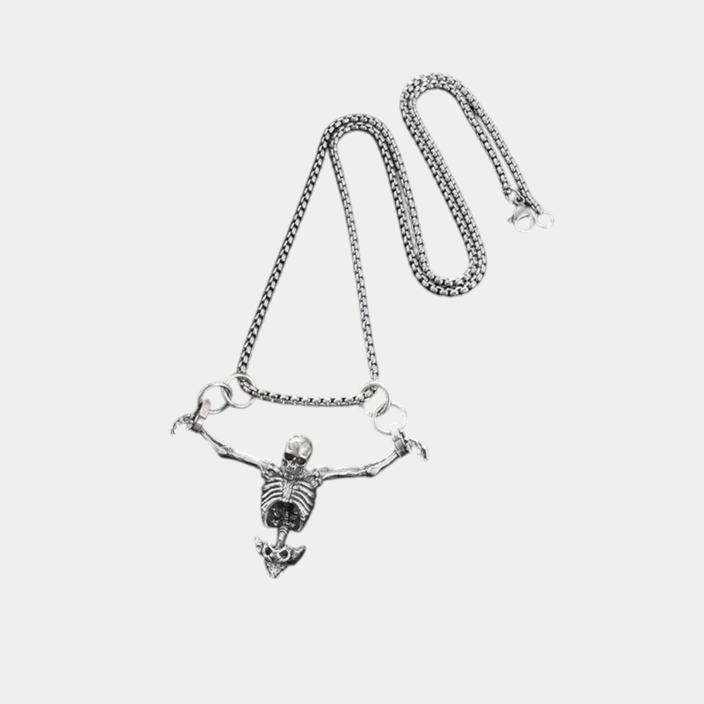 Skeleton Pendant Chain Necklace