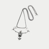 Skeleton Pendant Chain Necklace