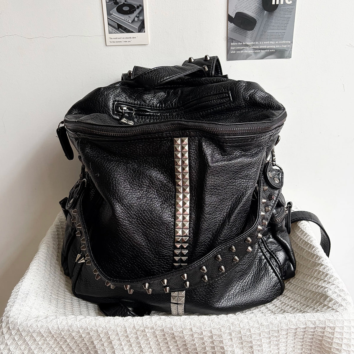 Studded Strap Backpack