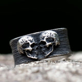 Twin Skull Ring