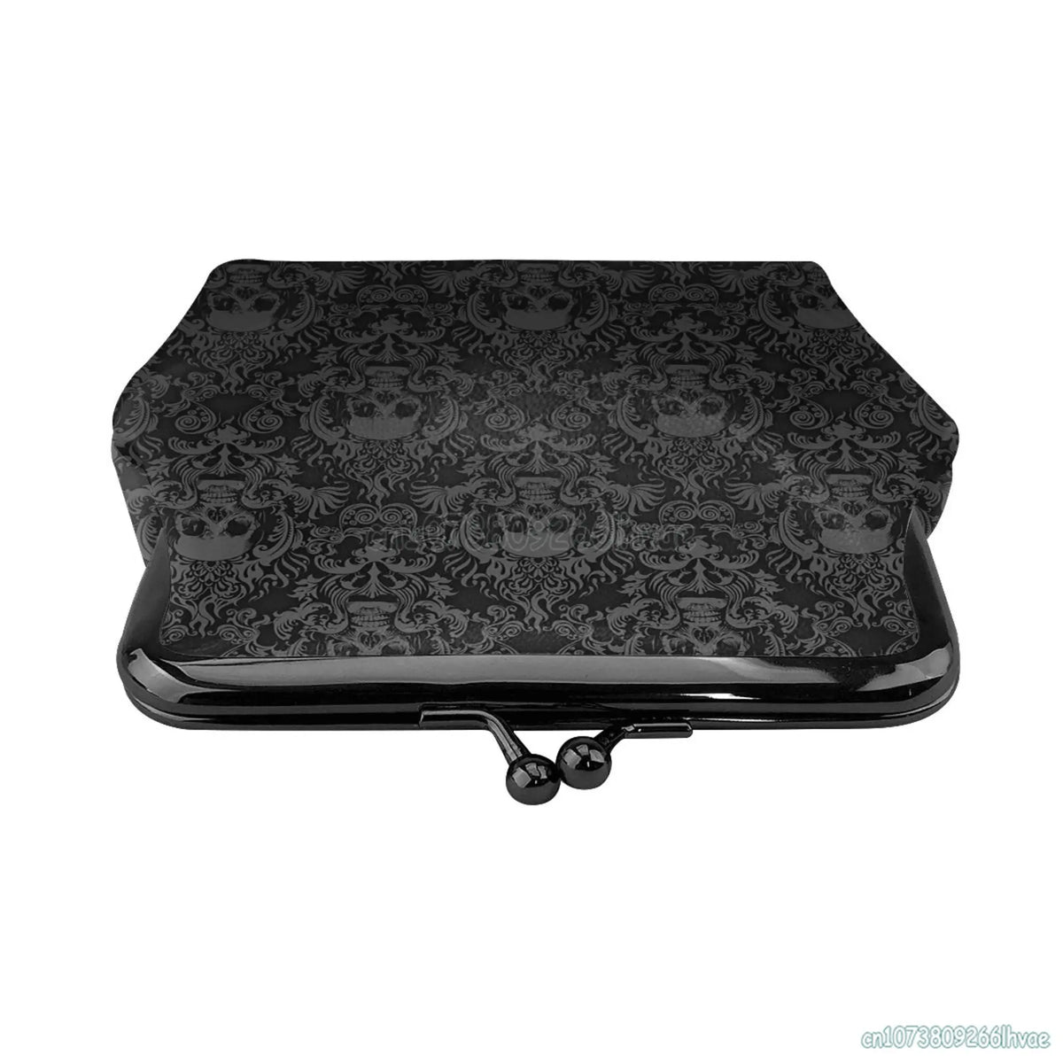 Damask Skull Coin Purse