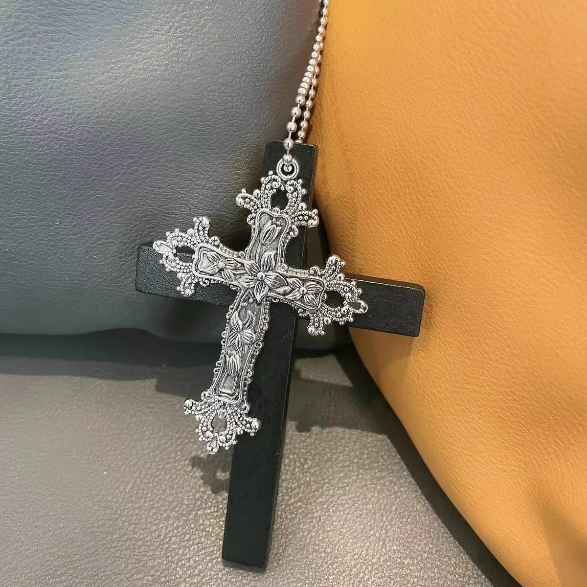 Layered Cross Necklace