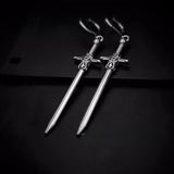 Shadow Blade Gothic Dangle Earrings