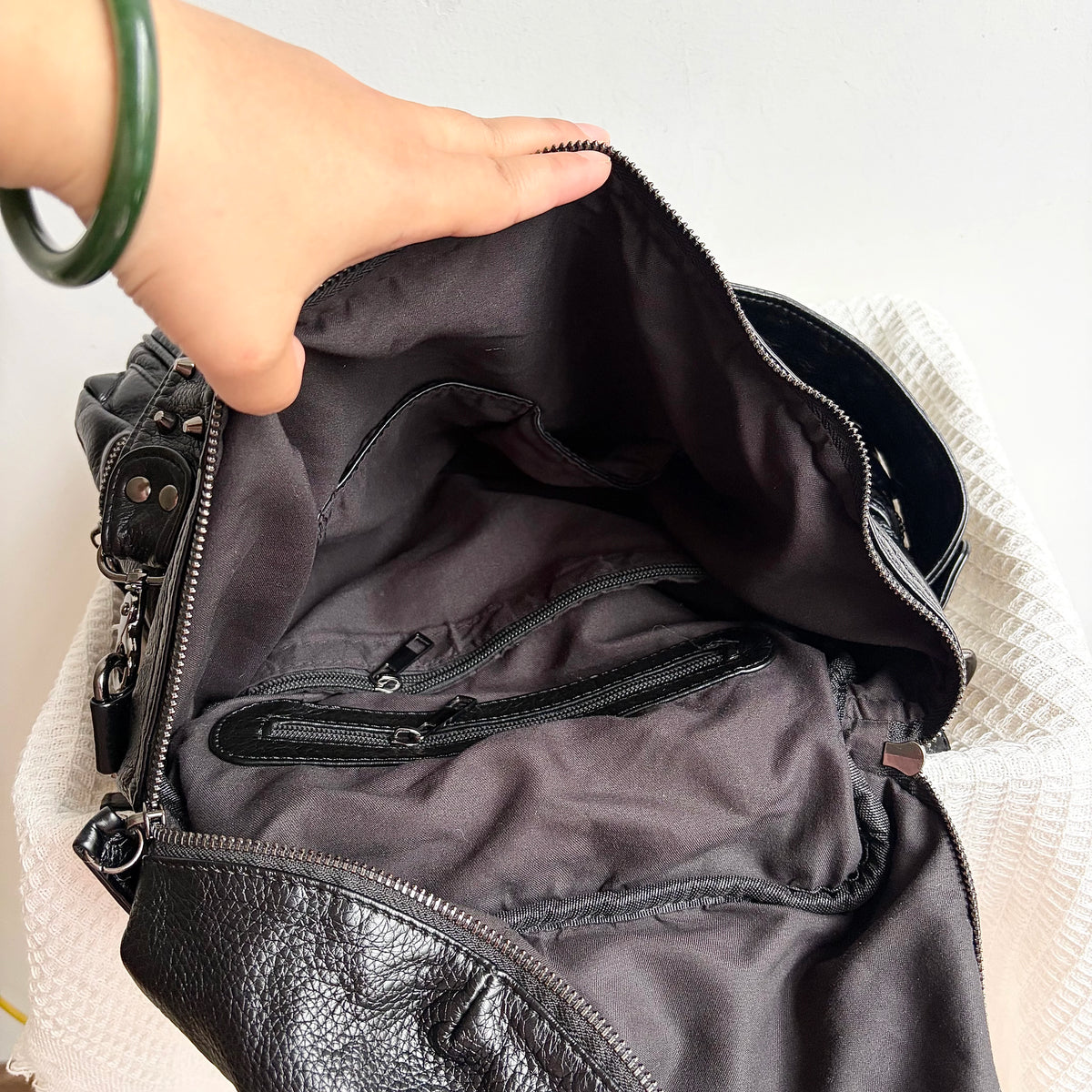 Studded Strap Backpack