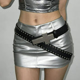 Studded Buckle Belt