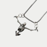 Skeleton Pendant Chain Necklace