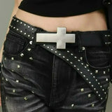 Studded Buckle Belt
