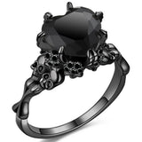Skull Heart Ring