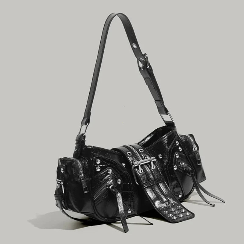 Buckle Strap Shoulder Bag