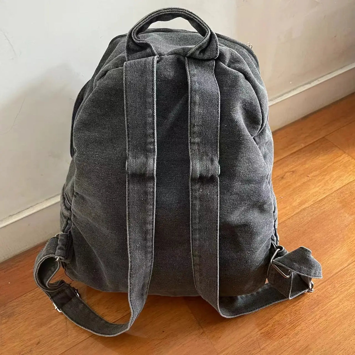 Embroidered Chain Backpack