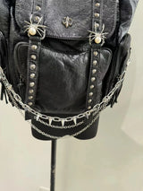 Studded Chain Backpack