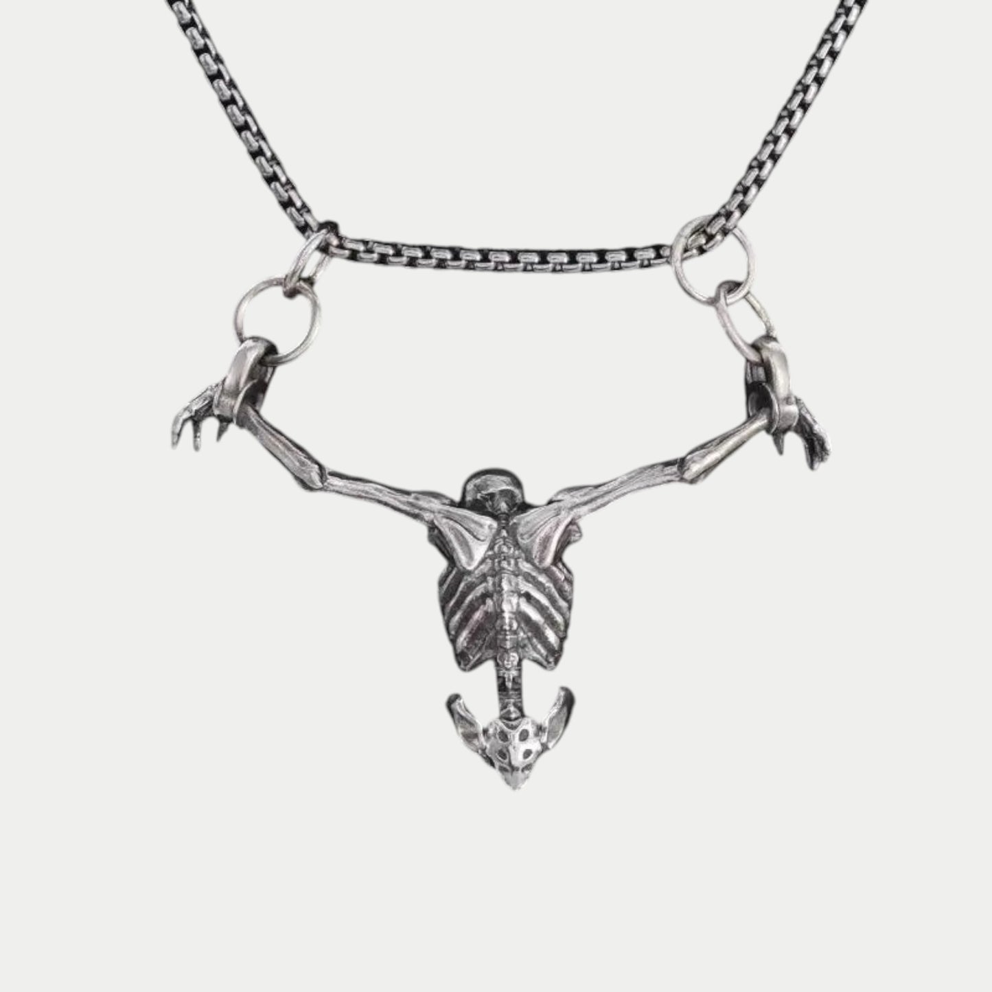 Skeleton Pendant Chain Necklace