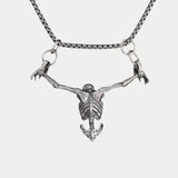 Skeleton Pendant Chain Necklace