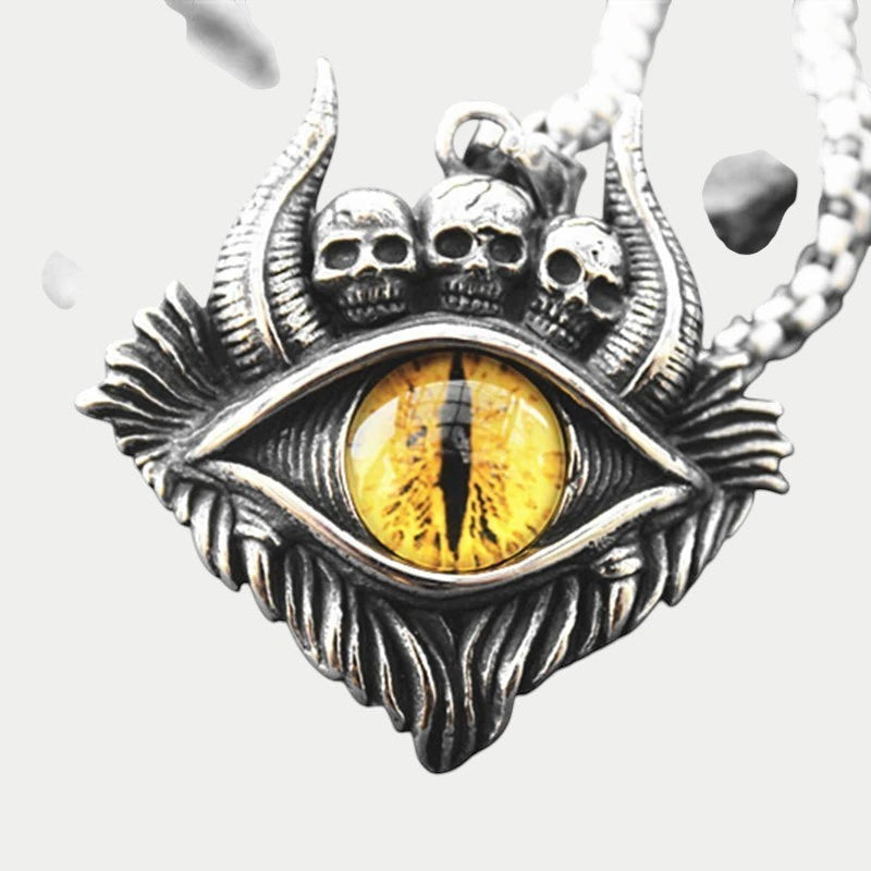 Infernal Eye Pendant Necklace