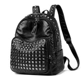 Studded Leather Backpack