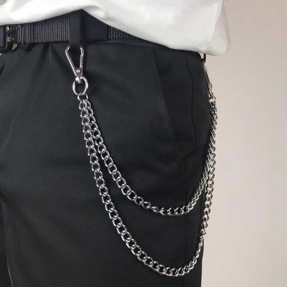 Bat Wing Cross Chain