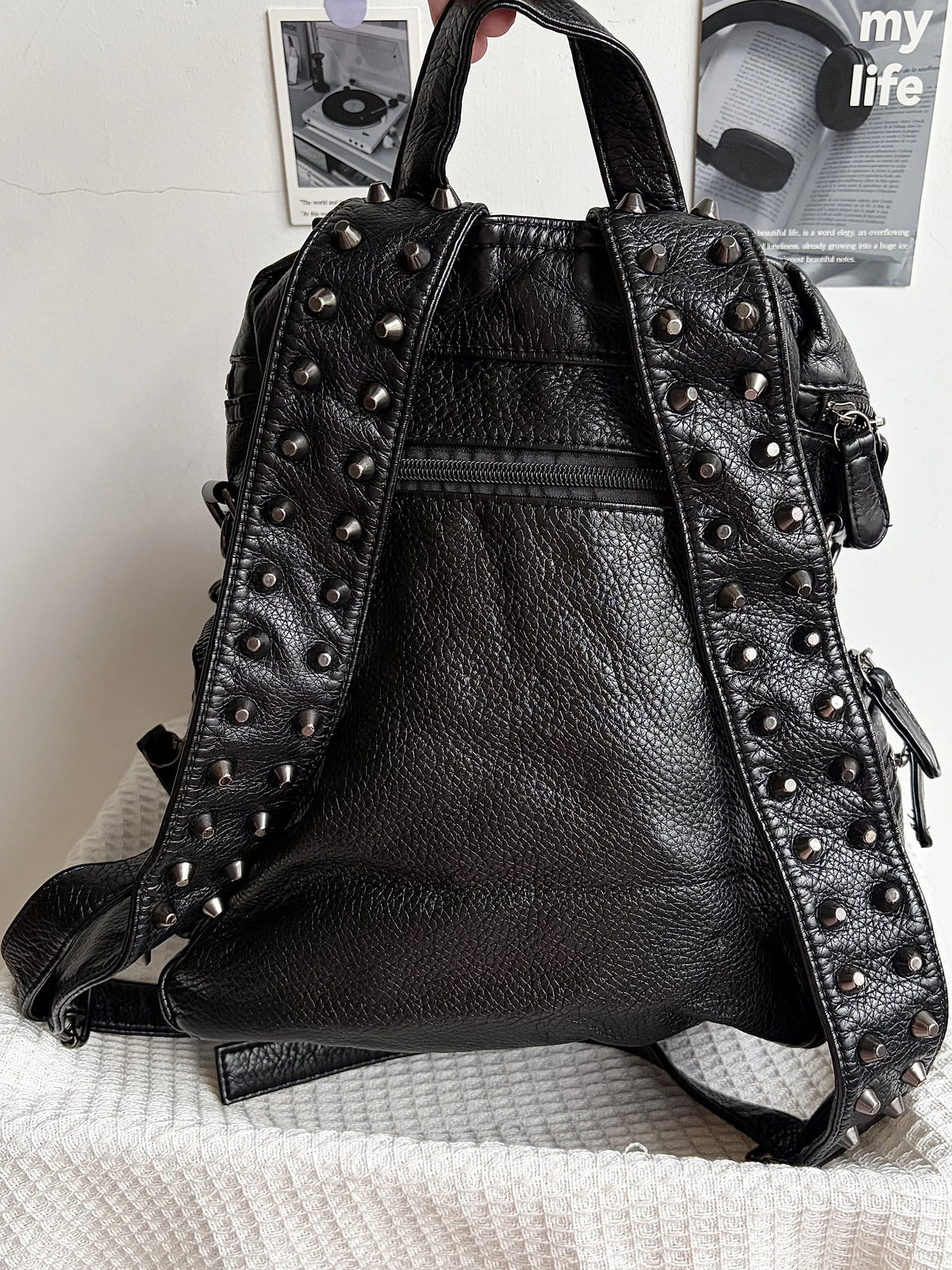 Studded Strap Backpack
