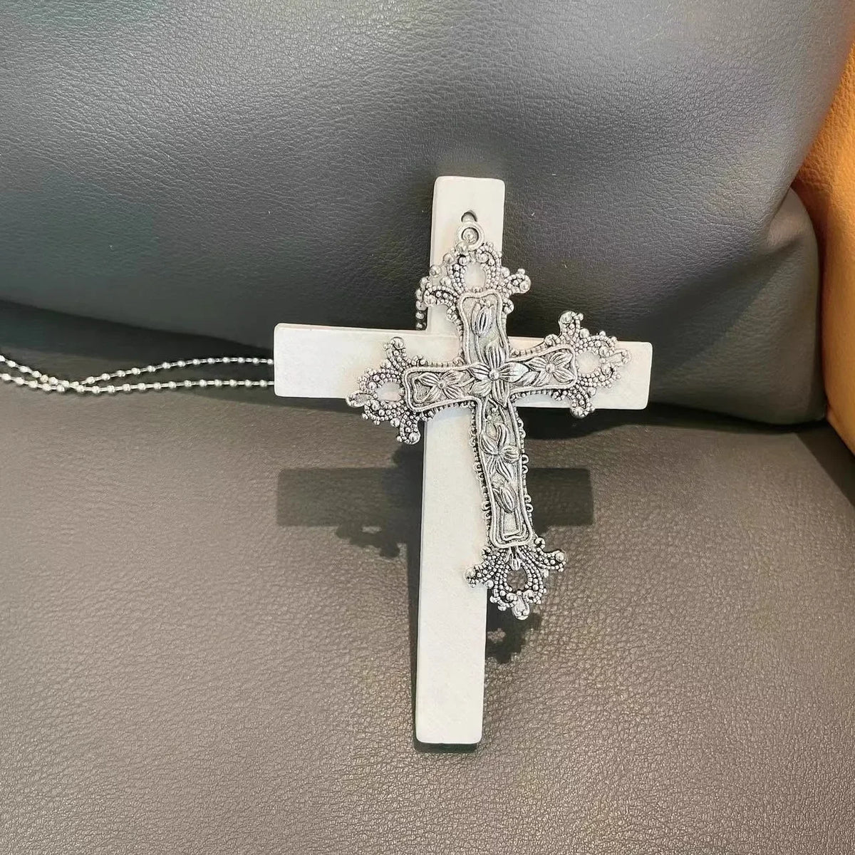 Layered Cross Necklace