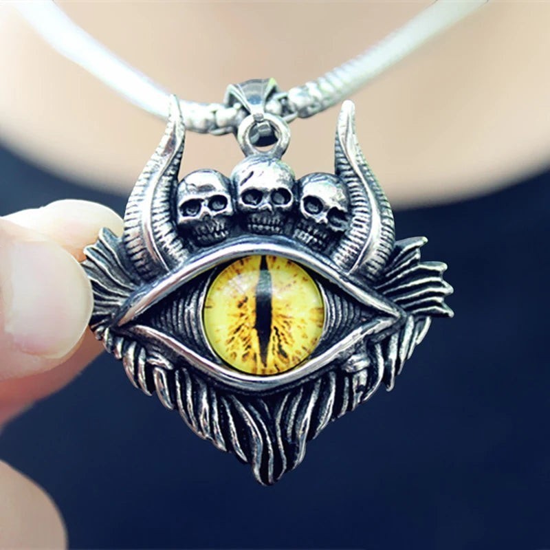 Infernal Eye Pendant Necklace