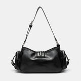 Buckle Strap Shoulder Bag