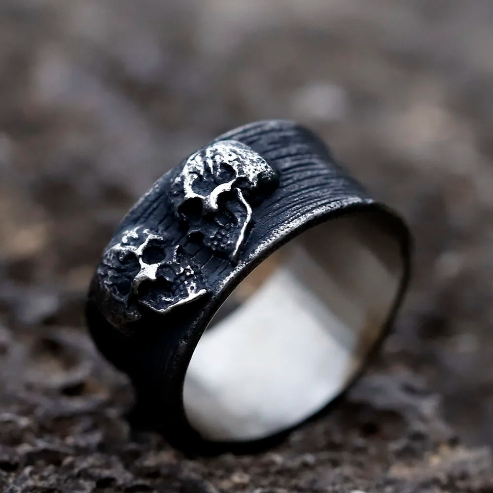 Twin Skull Ring