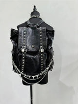 Studded Chain Backpack
