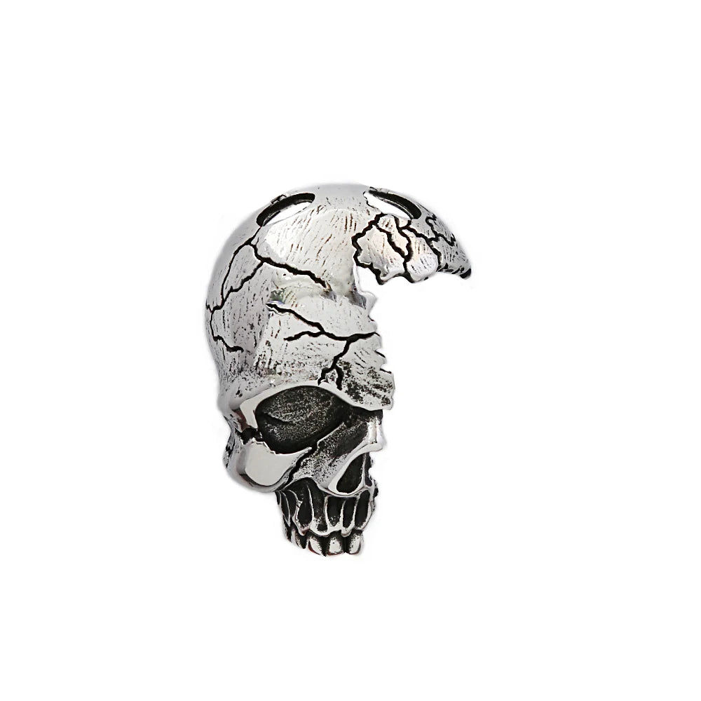 Cracked Skull Necklace